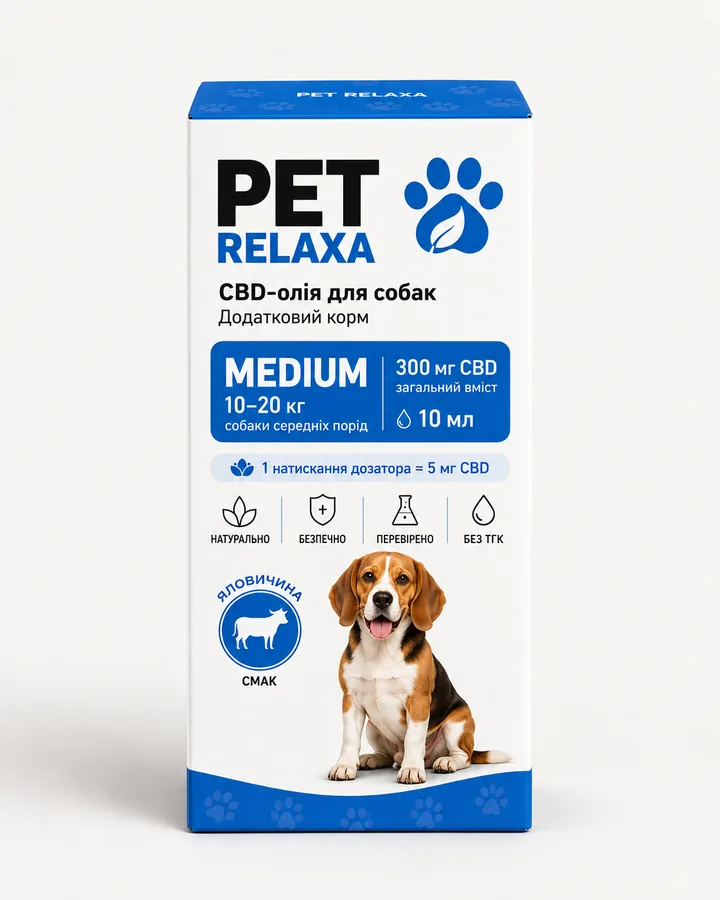 Упаковки PET RELAXA MINI, MEDIUM і LARGE